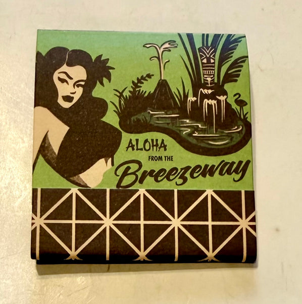 "Spike's Breezeway" Retro Feature Matchbook