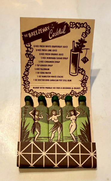 "Spike's Breezeway" Retro Feature Matchbook