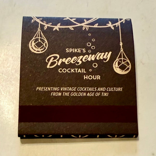 "Spike's Breezeway" Retro Feature Matchbook