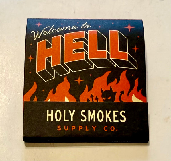 "Holy Smokes" Retro Feature Matchbook