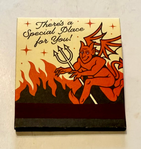 "Holy Smokes" Retro Feature Matchbook