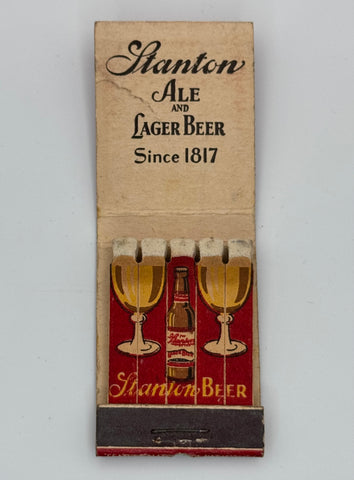 "Stanton Ale" Troy, NY Vintage Feature Matchbook