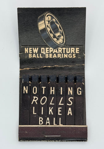 "New Departure" POP UP Vintage Feature Matchbook