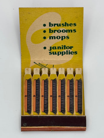 "Acme Brush Manufacturing Company" Los Angeles,CA Vintage Feature Matchbook