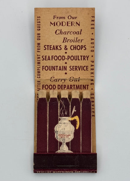 "Cocktails at Dinou’s" Chicago, IL Vintage Feature Matchbook