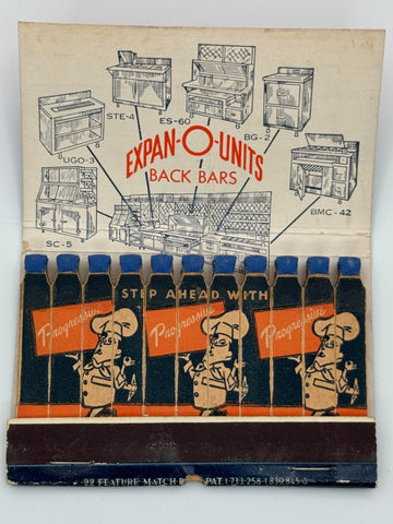 "Progressive Metal Equipment" Philadelphia, PA Vintage Feature Matchbook