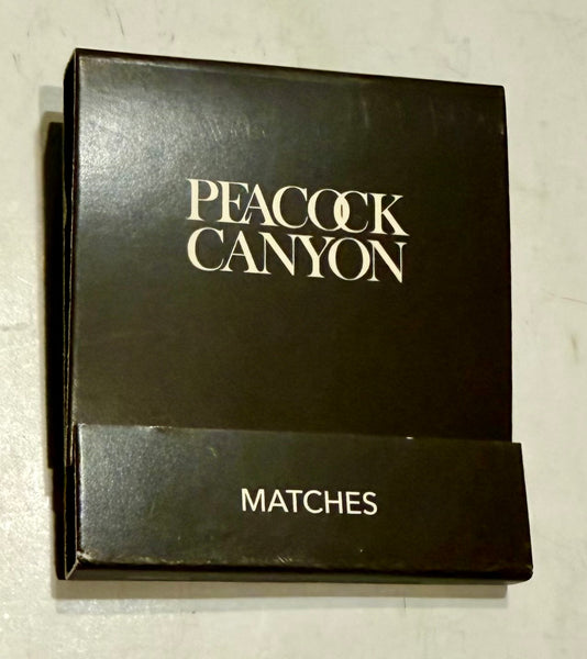 "Peacock Canyon" Retro Feature Matchbook