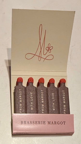 "Brasserie Margot" Retro Feature Matchbook