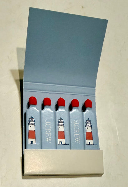 "J. Crew Lighthouse" Retro Feature Matchbook