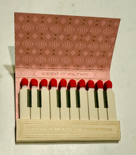 "Filthy" Retro Feature Matchbook