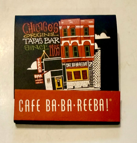 "Cafe Ba-Ba-Reeva" Retro Feature Matchbook
