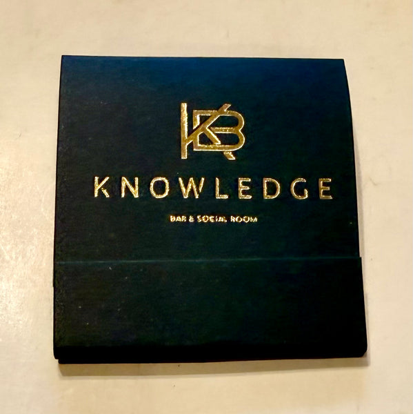 "The Knowledge" Retro Feature Matchbook