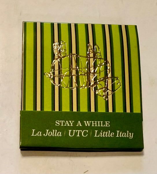 "Queenstown" Retro Feature Matchbook