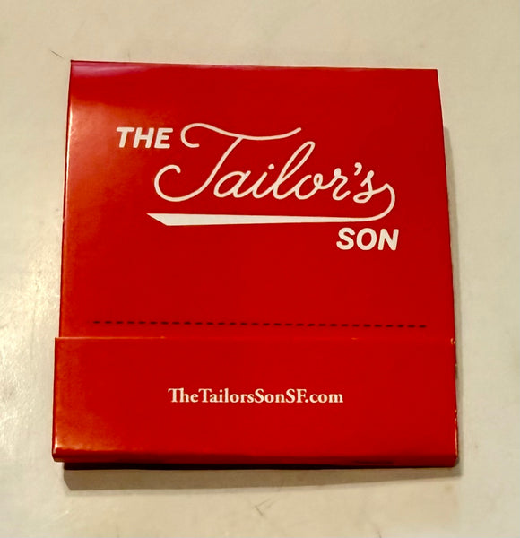 "The Tailor's Son" Retro Feature Matchbook
