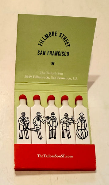 "The Tailor's Son" Retro Feature Matchbook