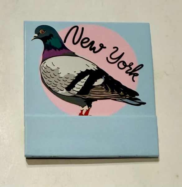 "New York -Pigeon" Retro Feature Matchbook