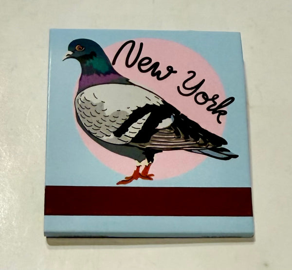 "New York -Pigeon" Retro Feature Matchbook