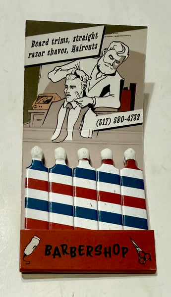 "Loyalty Barbershop" Retro Feature Matchbook