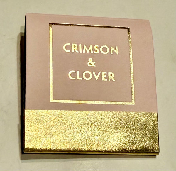 "Crimson & Clover" Retro Feature Matchbook