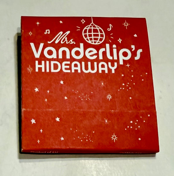 "Mrs. Vanderlip's Hideaway" Retro Feature Matchbook