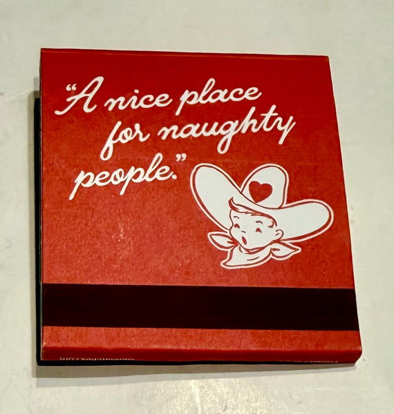 "Mrs. Vanderlip's Hideaway" Retro Feature Matchbook