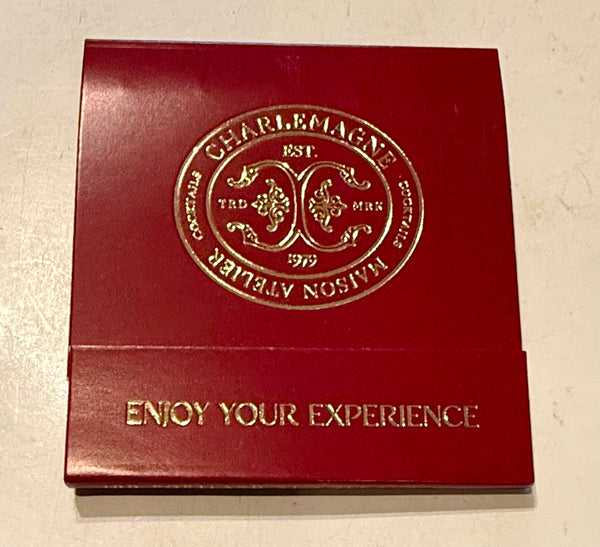 "Charlemagne Maison Atelier" Retro Feature Matchbook
