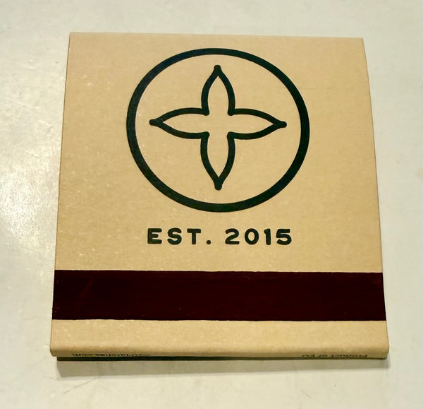 "Leather & Vodka" Retro Feature Matchbook