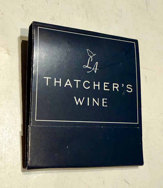 "Thatcher's Wine" Retro Feature Matchbook