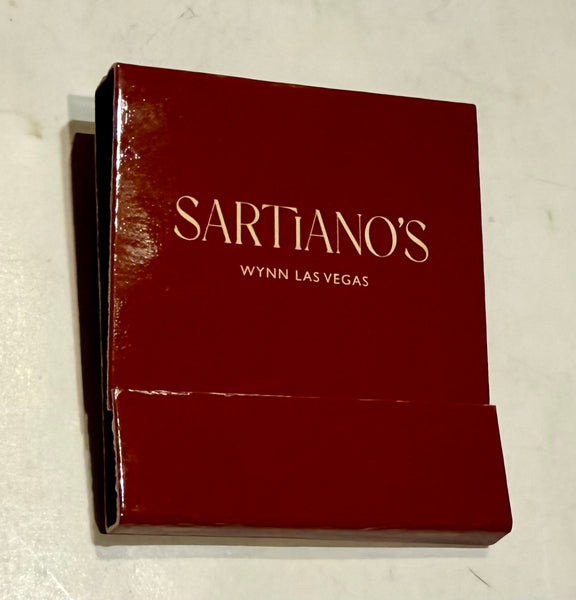 "Sartiano's" Retro Feature Matchbook