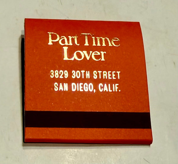 "Part Time Lover" Retro Feature Matchbook