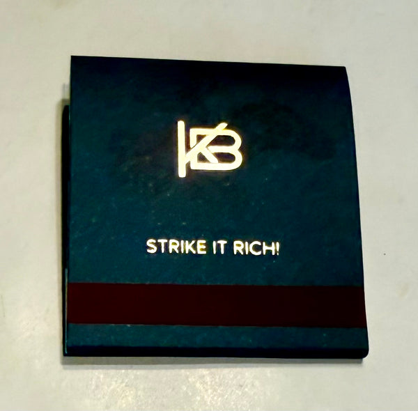 "Knowledge Bar & Social" Retro Feature Matchbook B