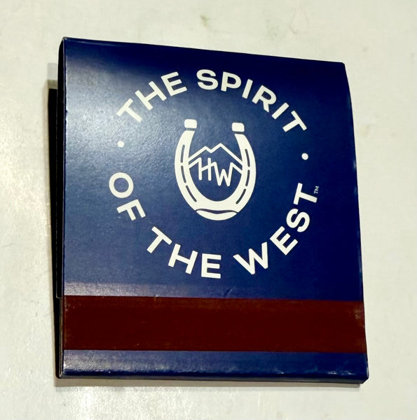 "High West" Retro Feature Matchbook