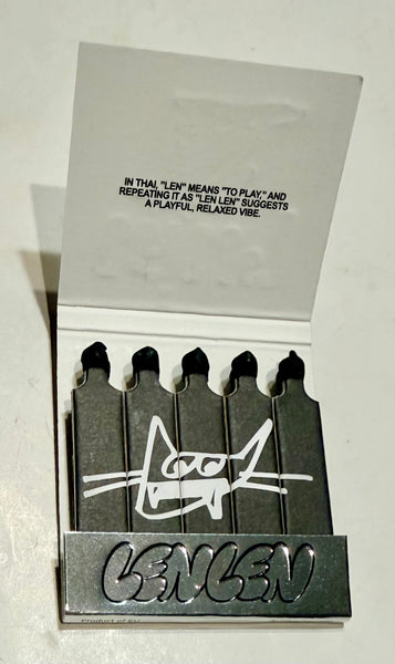 "LenLen" Retro Feature Matchbook
