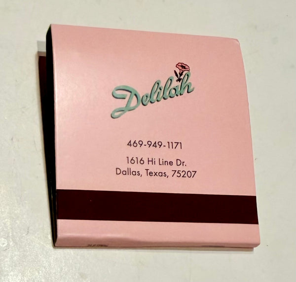 "Delilah Dallas" Retro Feature Matchbook