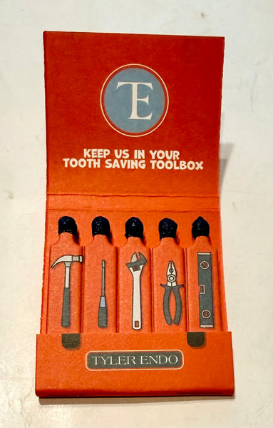 "Tyler Endodontics" Retro Feature Matchbook