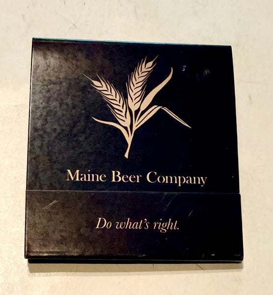 "MAINE BEER COMPANY" Retro Feature Matchbook