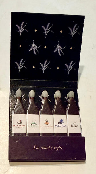 "MAINE BEER COMPANY" Retro Feature Matchbook