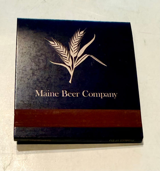 "MAINE BEER COMPANY" Retro Feature Matchbook