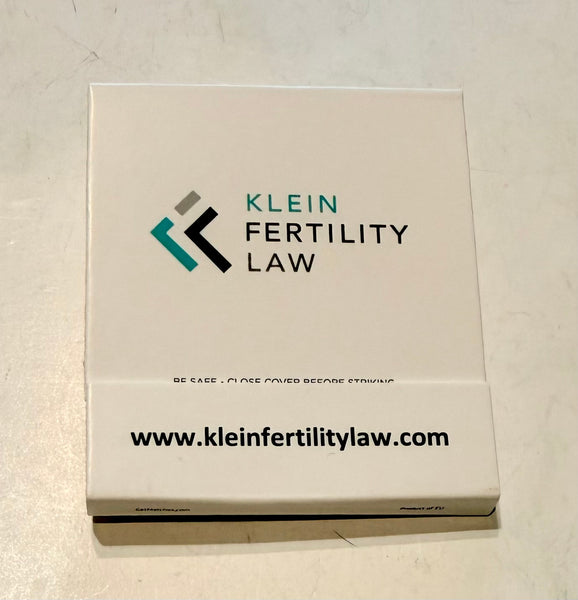 "Klein Fertility Law" Retro Feature Matchbook