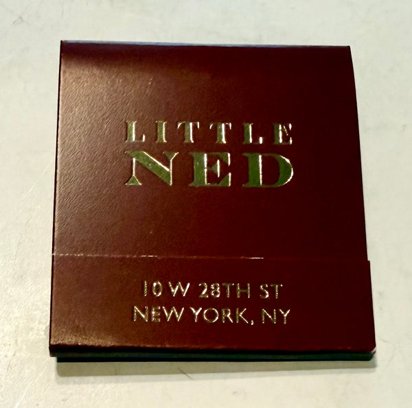"Little Ned NYC" Retro Feature Matchbook