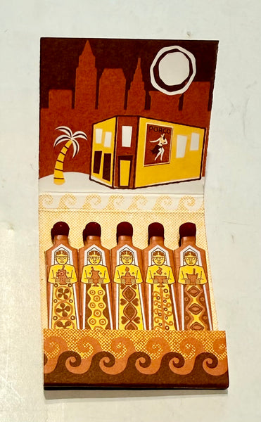 "Porco Lounge & Tiki Room" Retro Feature Matchbook