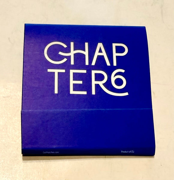 "Chapter 6" Retro Feature Matchbook