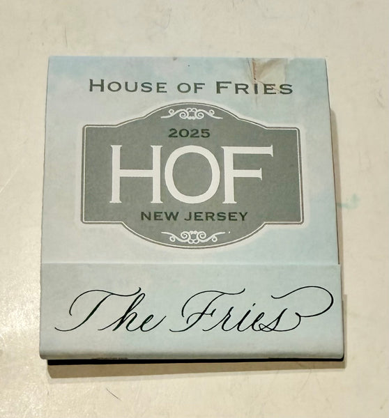 "House of Fries" Retro Feature Matchbook