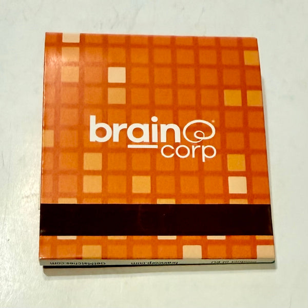 "Brain Corp" Retro Feature Matchbook