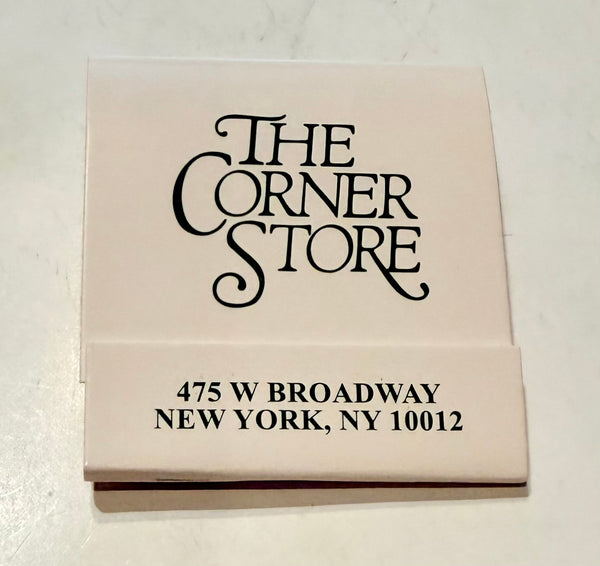"The Corner Store" Retro Feature Matchbook