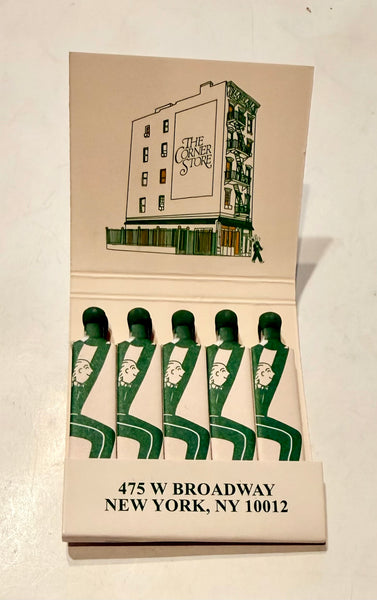 "The Corner Store" Retro Feature Matchbook