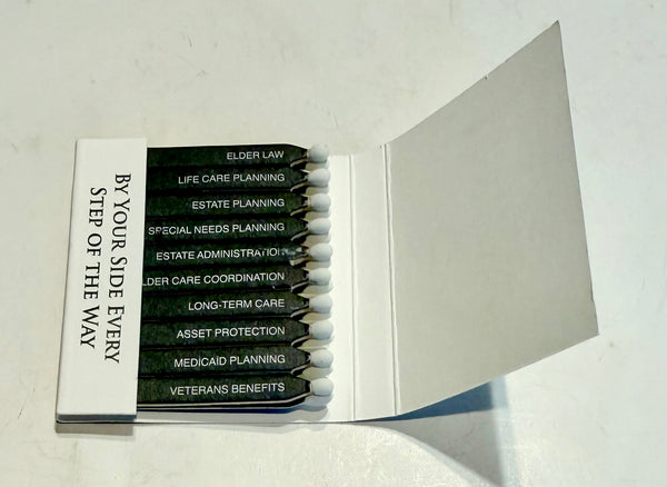"Anderson Elder Law" Retro Feature Matchbook