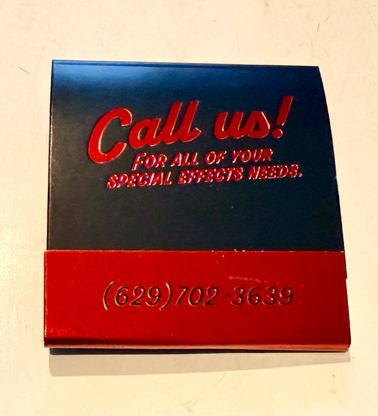 "Strictly FX" Retro Feature Matchbook