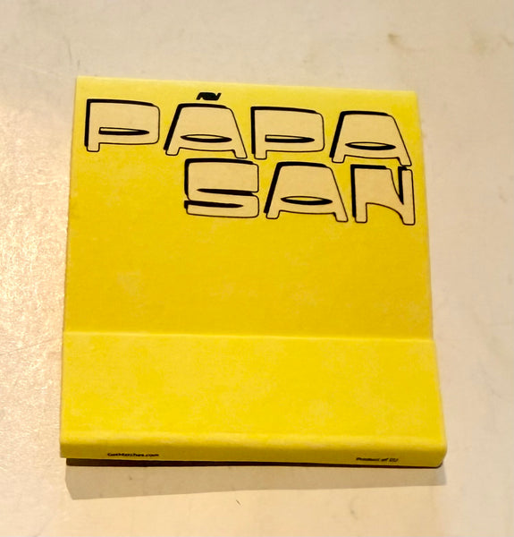 "Papa San" Retro Feature Matchbook