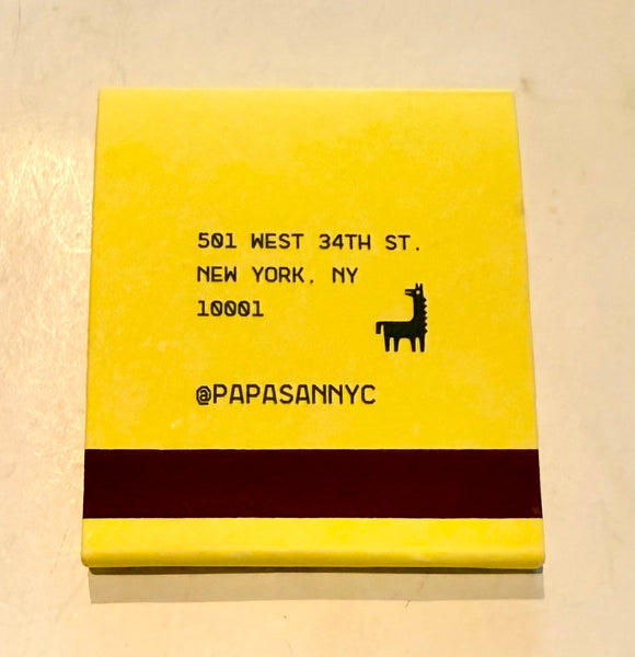 "Papa San" Retro Feature Matchbook